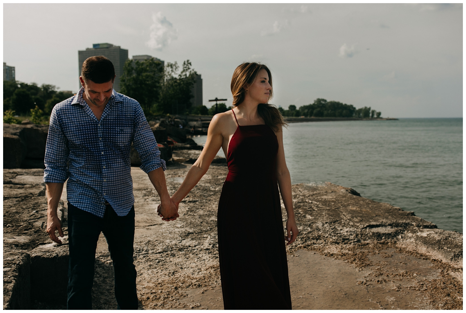 Laëtitia Donaghy Photography Chicago Engagement Promontory Point